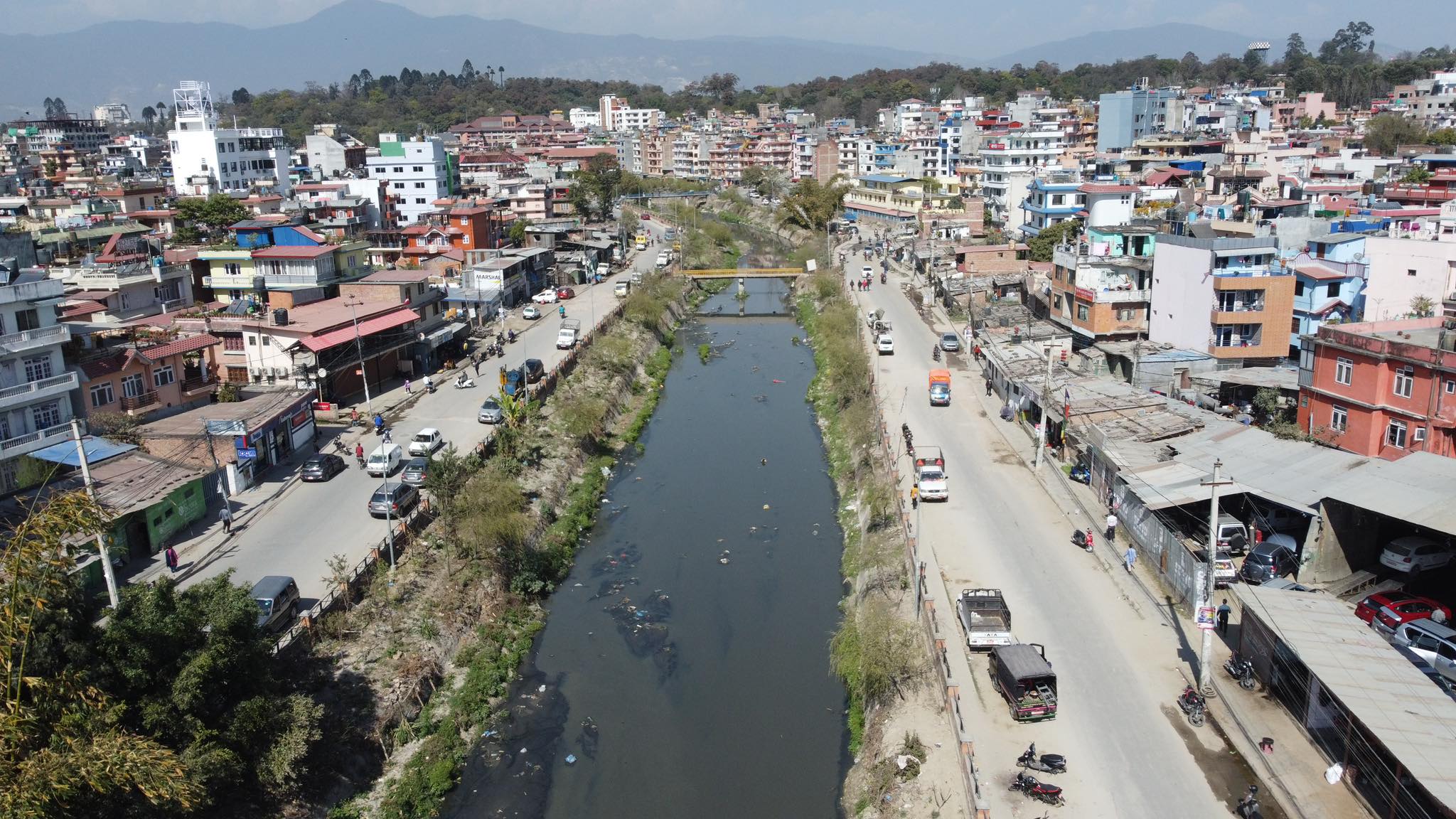 गोकर्णदेखि बल्खुसम्मको नदी किनारमा सिसिटिभी जडान र बत्ती राखेर उज्यालो बनाइने